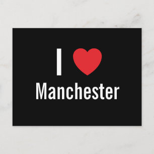 I Liebe Manchester Postkarte