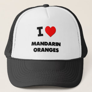 I Liebe-Mandarinen Truckerkappe