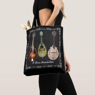 I LIEBE MANDOLINE TOTE BAG
