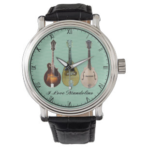 I LIEBE MANDOLINS ARMBANDUHR