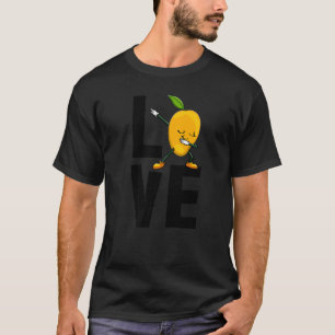 I Liebe Mango Sweet Dabbing Funny Mango Frucht Lie T-Shirt