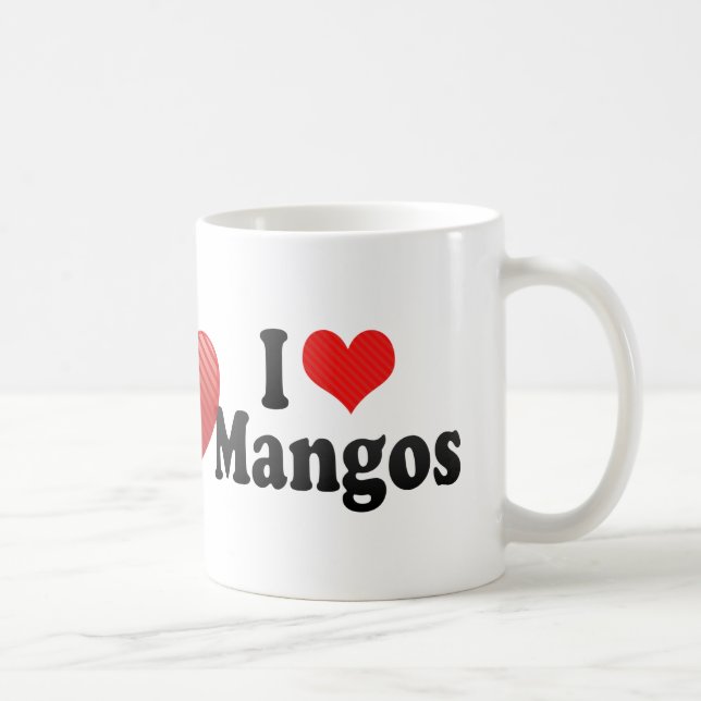 I Liebe-Mangos Tasse (Rechts)