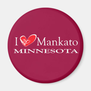 I Liebe Mankato Minnesota Magnet