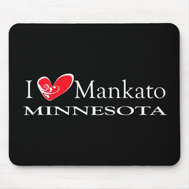 I Liebe Mankato Minnesota Mousepad (Vorne)