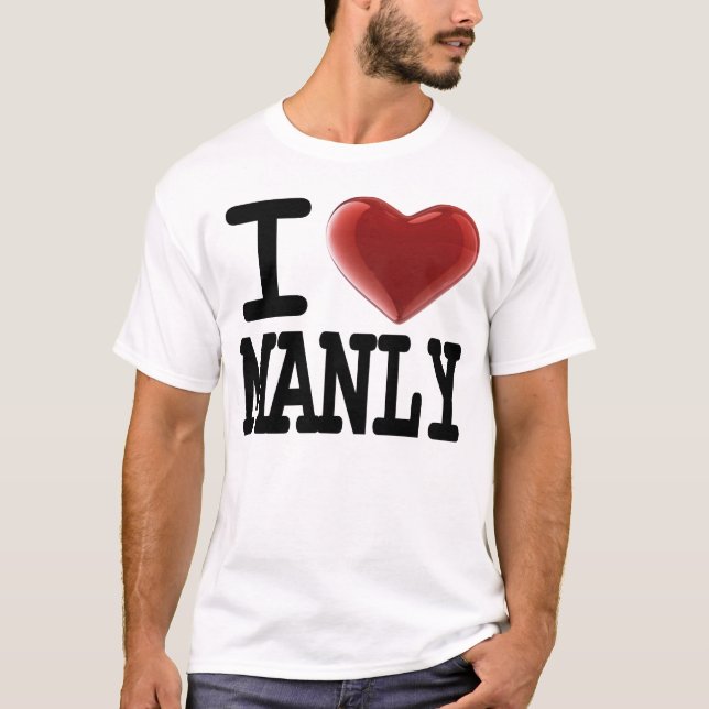 I Liebe männlich T-Shirt (Vorderseite)