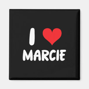 I Liebe Marcie - Herz - Name Magnet