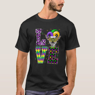I Liebe Mardi Gras Festival Party Lover Funny Chih T-Shirt