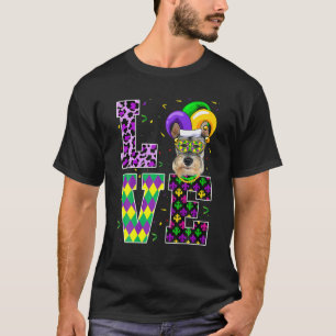 I Liebe Mardi Gras Festival Party Lover Funny Schn T-Shirt