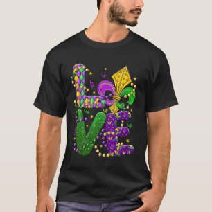I Liebe Mardi Gras Mardi Gras für Mädchen Jungen T-Shirt