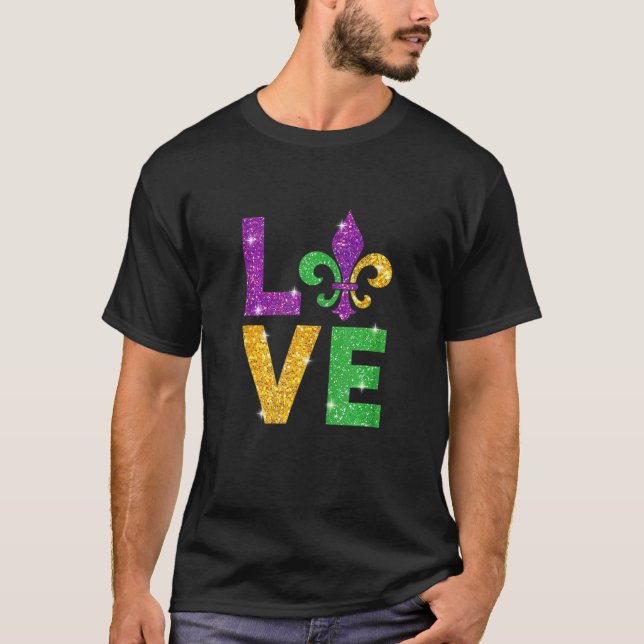 I Liebe Mardi Gras Mardi Gras für Mädchen Kinder T-Shirt (Vorderseite)
