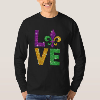 I Liebe Mardi Gras Mardi Gras T-Shirt für Frauen K