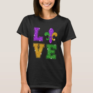 I Liebe Mardi Gras Shirt Mardi Gras Geschenk für M