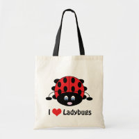I Liebe-Marienkäfer-Tasche