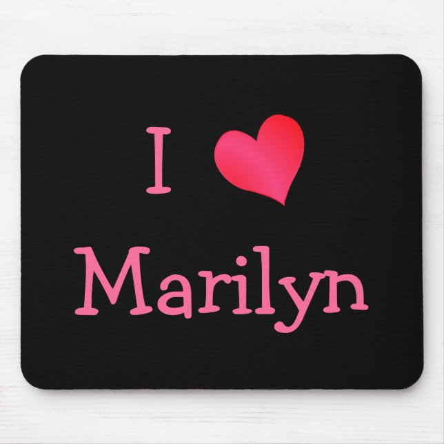 I Liebe Marilyn Mousepad (Vorne)