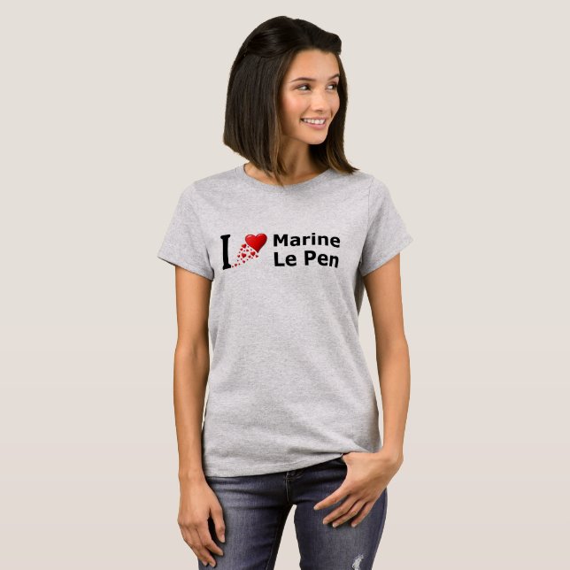 I Liebe-Marinesoldat Le Pen T-Shirt (Vorne ganz)