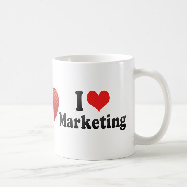 I Liebe-Marketing Kaffeetasse (Rechts)