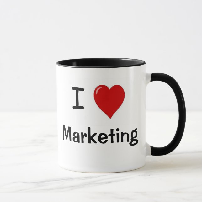 I Liebe-Marketings-Marketings-Lieben ich - Tasse (Rechts)