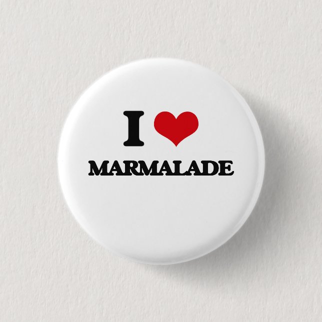 I Liebe-Marmelade Button (Vorderseite)