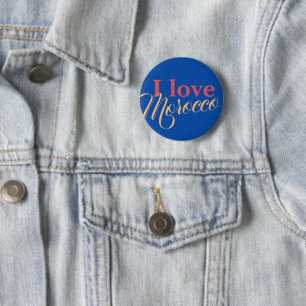 I Liebe Marokko Button