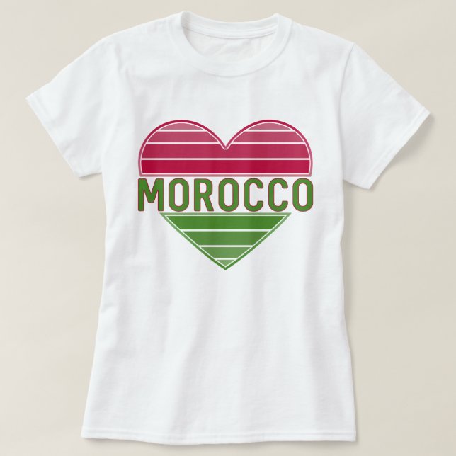 I Liebe Marokko, Marokko T-Shirt (Design vorne)