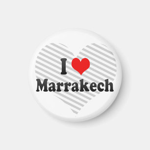 I Liebe Marrakesch, Marokko Magnet