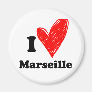 I Liebe Marseille Magnet