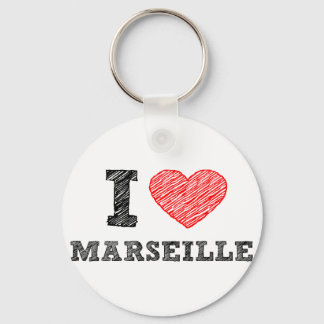 I-Liebe-Marseille Schlüsselanhänger