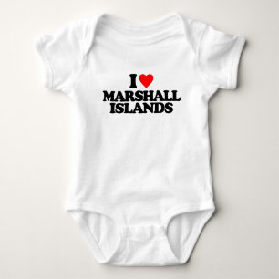 I LIEBE MARSHALL ISLANDS BABY STRAMPLER