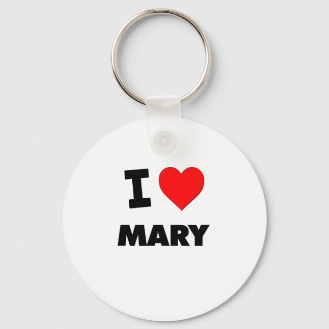 I Liebe Mary Schlüsselanhänger (Vorderseite)