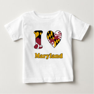 I Liebe Maryland Baby T-shirt