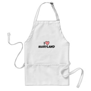 I Liebe Maryland Schürze