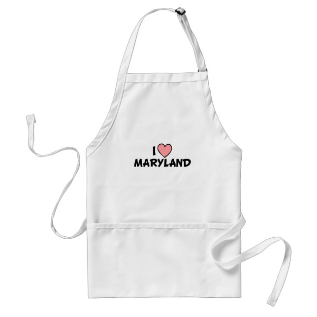 I Liebe Maryland Schürze (Vorne)