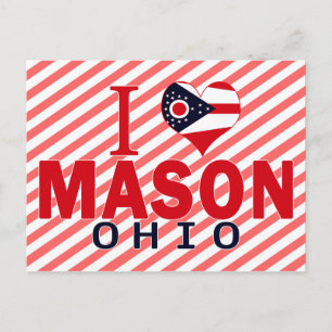 I Liebe Mason, Ohio Postkarte