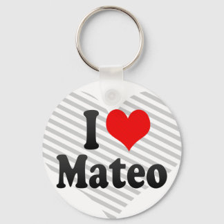 I Liebe Mateo Schlüsselanhänger