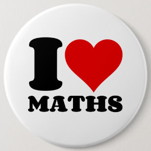 I LIEBE MATH BUTTON