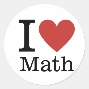 I ❤️ Liebe Math STICKER