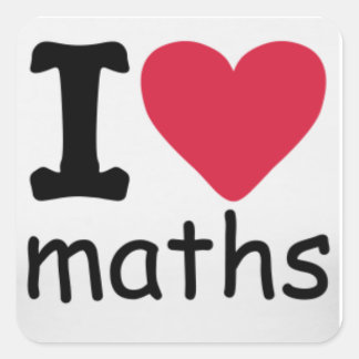 I Liebe Math Sticker