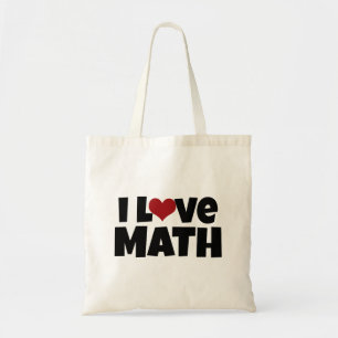 I Liebe Math Tote Bag Tragetasche