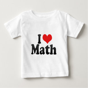 I Liebe-Mathe Baby T-shirt