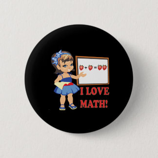 I Liebe-Mathe Button