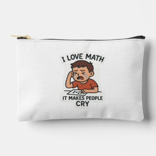I Liebe Mathe - Funny Cartoon Sticker Zubehörtasche