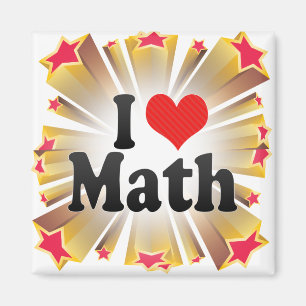 I Liebe-Mathe Magnet