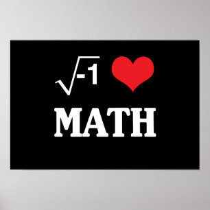 I Liebe-Mathe Poster