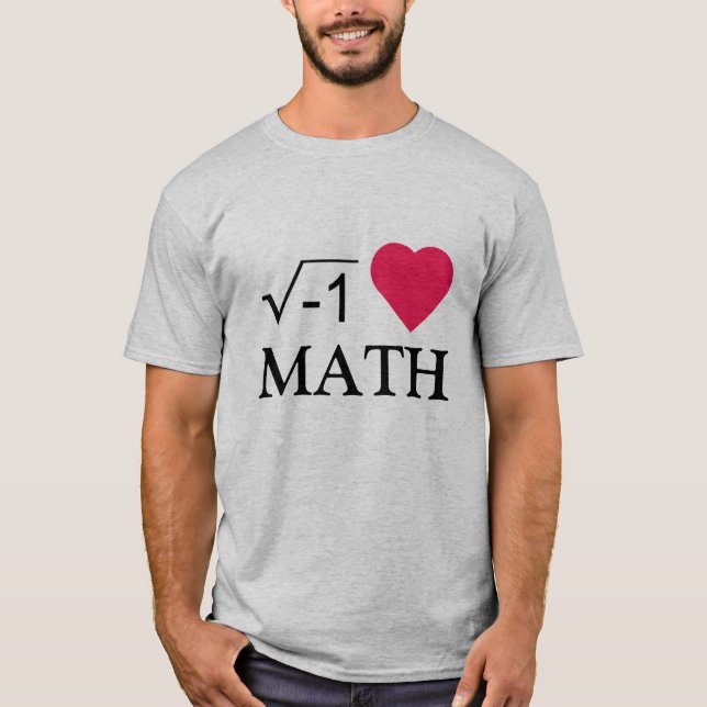 I Liebe-Mathe T-Shirt (Vorderseite)