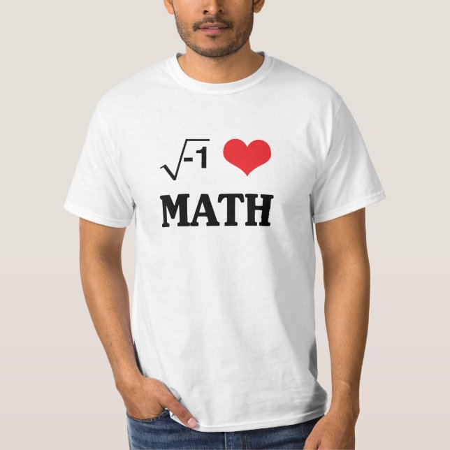 I Liebe-Mathe T-Shirt (Vorderseite)