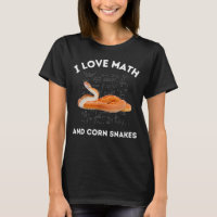 I Liebe Mathe und Mais Schlangen Schlange Lover Al