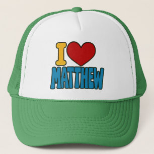 I Liebe Matthew I Heart Matthew Truckerkappe
