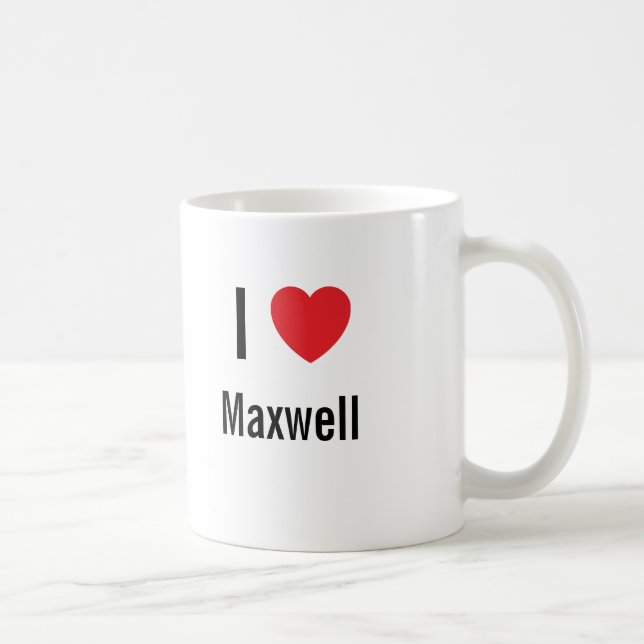 I Liebe Maxwell Kaffeetasse (Rechts)
