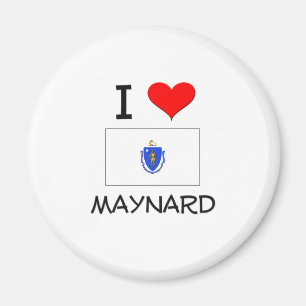 I Liebe Maynard Massachusetts Magnet