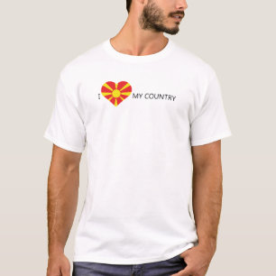 I Liebe Mazedonien T-Shirt